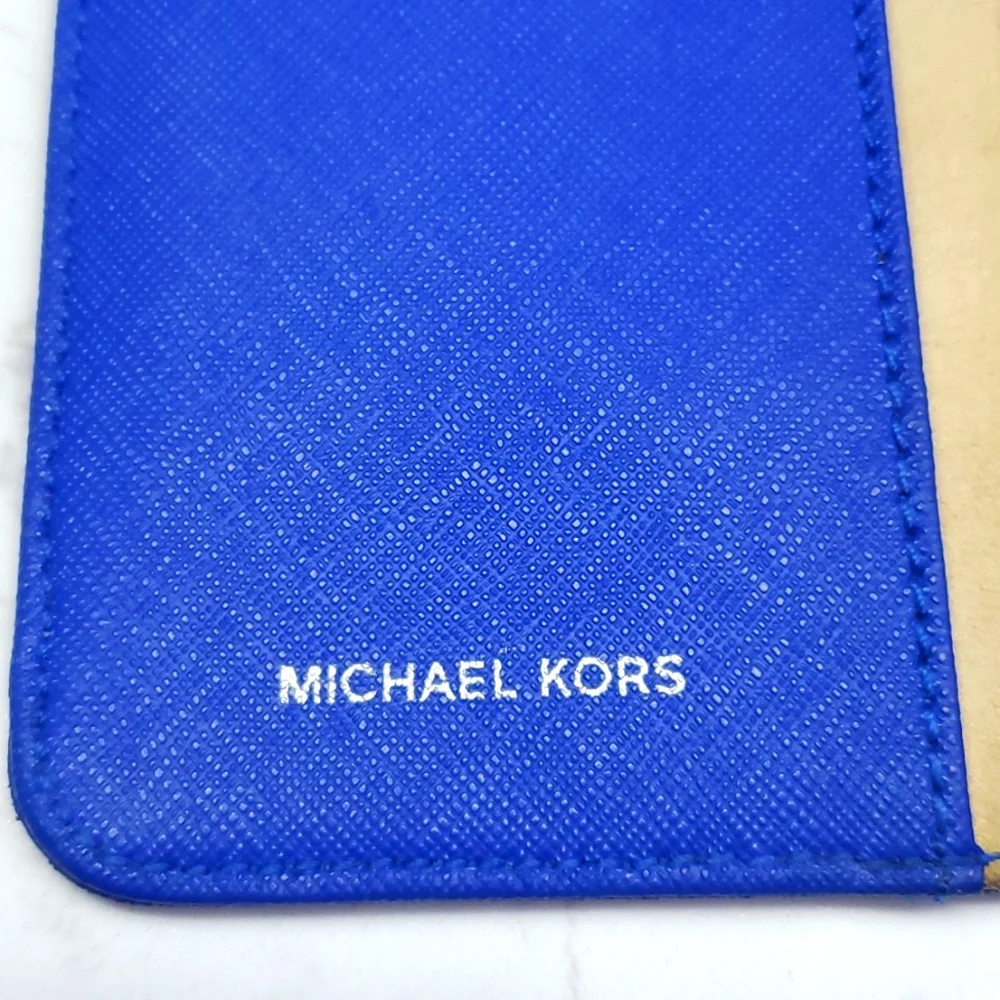 Michael Kors 💙 IPhone 7+ magnetic wallet & case 💙 Authentic * - Picture 7 of 9